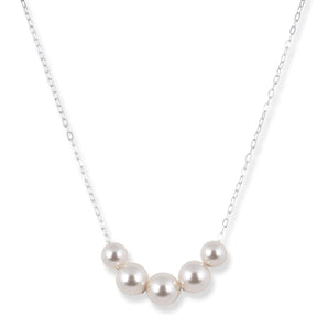 Silver Pearl Necklace