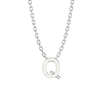 Silver Initial Necklaces