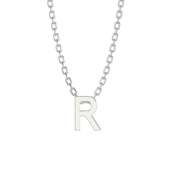 Silver Initial Necklaces