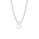 Silver Initial Necklaces