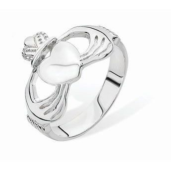 Men's Silver Claddagh Ring