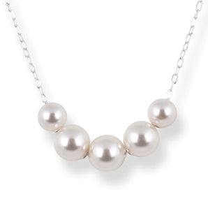 Silver Pearl Necklace