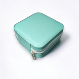 Square Jewellery Travel Box Mint Green