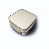 Square Jewellery Travel Box White