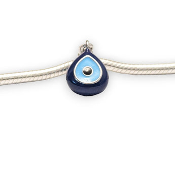 Sterling Silver Evil Eye Dangle Charm