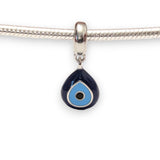 Sterling Silver Evil Eye Dangle Charm