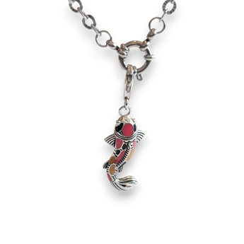 Sterling Silver Koi Clip Charm