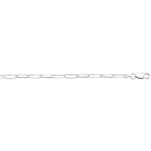 4mm Sterling Silver Paperclip Link Chain