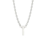 Silver Initial Necklaces