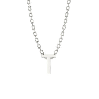 Silver Initial Necklaces