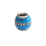 Turquoise Sterling Silver Bead Charm