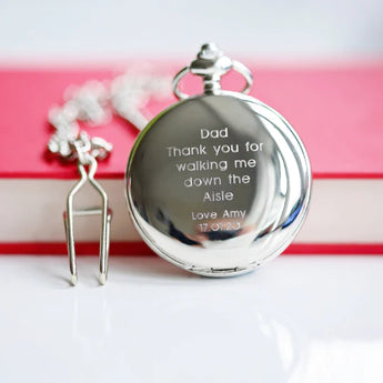 Dual Opening Pocket Watch www.urbanpizazz.co.uk