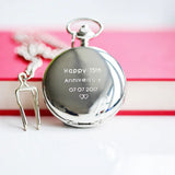 Dual Opening Pocket Watch www.urbanpizazz.co.uk