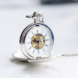 Dual Opening Pocket Watch www.urbanpizazz.co.uk