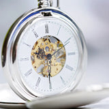 Dual Opening Pocket Watch www.urbanpizazz.co.uk