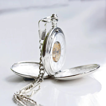 Dual Opening Pocket Watch www.urbanpizazz.co.uk