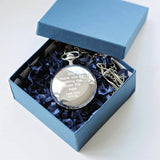 Dual Opening Pocket Watch www.urbanpizazz.co.uk