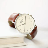 Handwriting Engraving - Men's Architect Zephyr - Walnut Strap www.urbanpizazz.co.uk