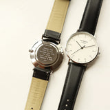 Men's Architect Zephyr - Jet Black Strap - Modern Font Engraving www.urbanpizazz.co.uk