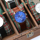 Men's Architect Motivator - Walnut Strap - Modern Font Engraving www.urbanpizazz.co.uk