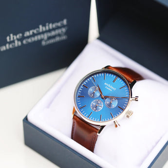 Handwriting Engraving - Men's Architect Motivator Watch www.urbanpizazz.co.uk