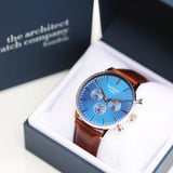 Handwriting Engraving - Men's Architect Motivator Watch www.urbanpizazz.co.uk