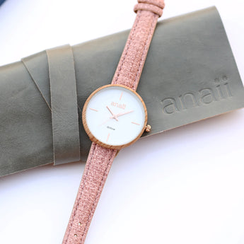 Personalised Anaii Watch - Sweet Pink www.urbanpizazz.co.uk