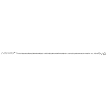 Silver Intertwined Anklet