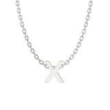 Silver Initial Necklaces