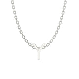 Silver Initial Necklaces