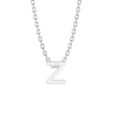 Silver Initial Necklaces