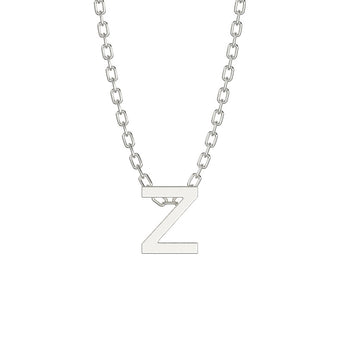 Silver Initial Necklaces