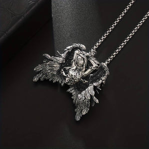 Angel In Chains Pendant Necklace