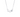 Silver Dainty Dot Cubic Zirconia Necklace