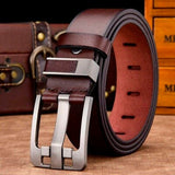 Men's Leather Belt www.urbanpizazz.co.uk