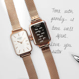 Ladies Architēct Lille - Rose Gold - Handwriting Engraving 