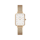 Ladies Handwriting Engraved Architect Lille Watch - Rose Gold