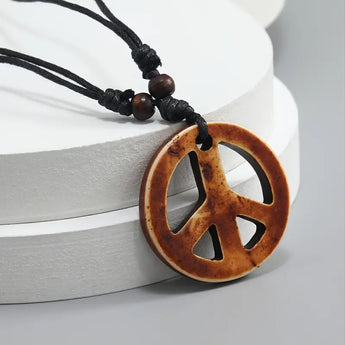 Peace Symbol Pendant Necklace