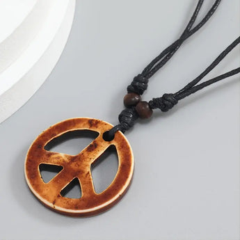 Peace Symbol Pendant Necklace