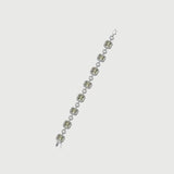 Topaz Cubic Zirconia Luxury Silver Bracelet