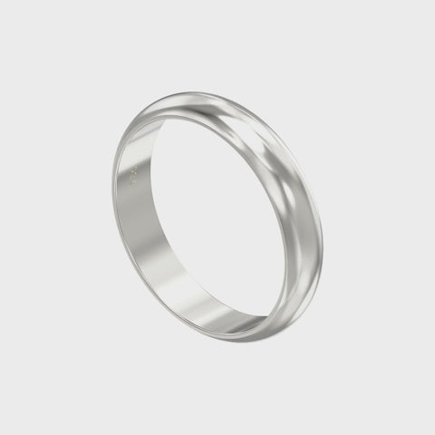 Silver 5mm Wedding Band