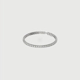 Silver Cubic Zirconia Tennis Bracelet