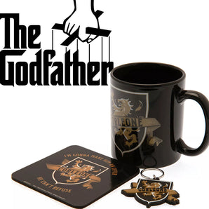 THE GODFATHER GIFT SET MUG COASTER AND KEYRING CORLEONE 50 YEARS