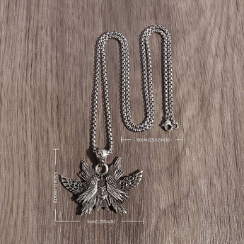 Samurai Ghost Face Pendant Necklace